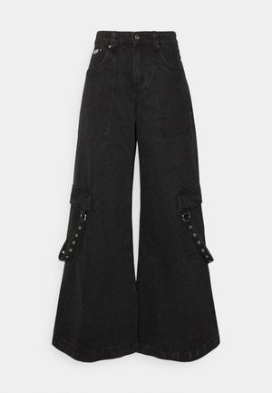The Ragged Priest MID RISE ZIP SWEEPER - Jeans Relaxed Fit - Green
