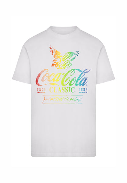 F4NT4STIC COCA COLA OMBRE GRAPHIC - Print T-shirt - Schwarz