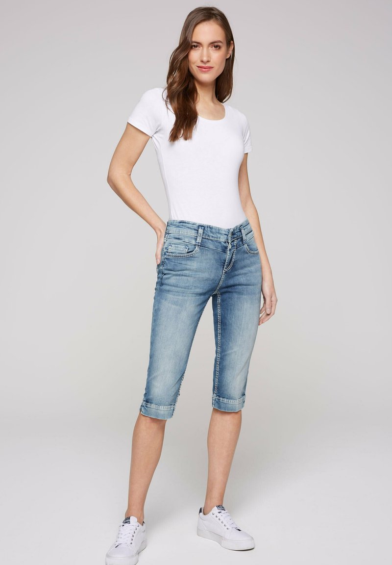 Soccx CAPRI KA:RA - Jeans Shorts - Blue Used