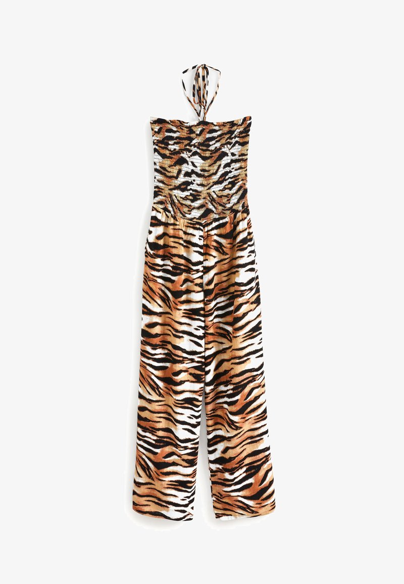  HALTER BANDEAU - Jumpsuit - Brown Tiger
