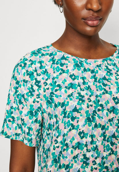 Marc O'Polo DENIM DRESS SHORT SLEEVE - Freizeitkleid - Multi/blue