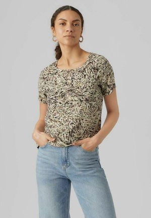  MIT KURZEN ÄRMELN - T-Shirt Print - Bleu Marine