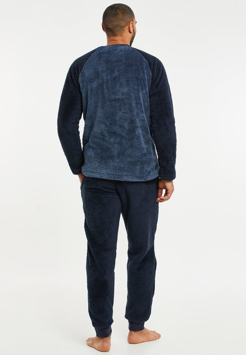 Threadbare THB LW CUBE - Nachtwäsche Set - Denim Blue Navy