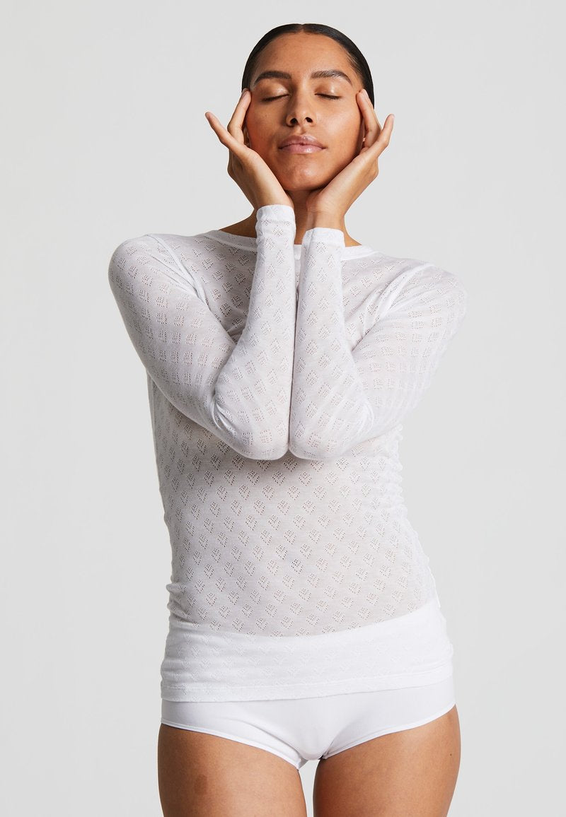  FERMI - Nachtwäsche Shirt - White