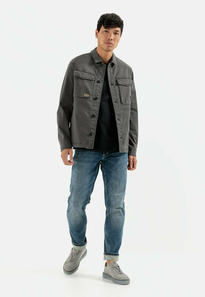 Camel Active INDOOR REGULAR FIT - Leichte Jacke - Shadow Grey