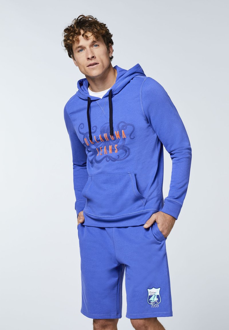  AUS MIT OKTOPUS-MOTIV - Kapuzenpullover - Dazzling Blue