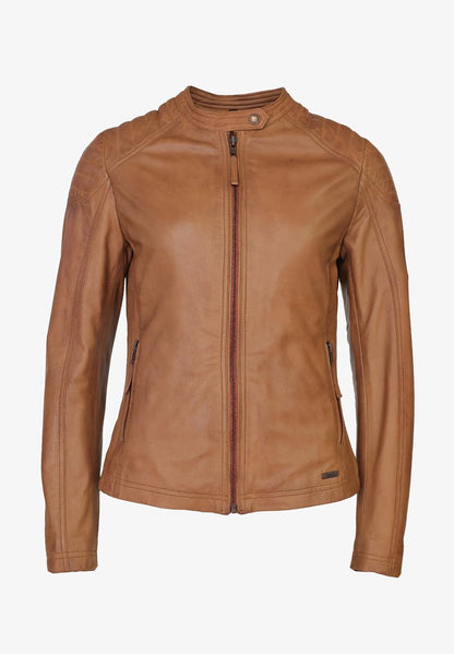 Mustang Lederjacke - Cognac