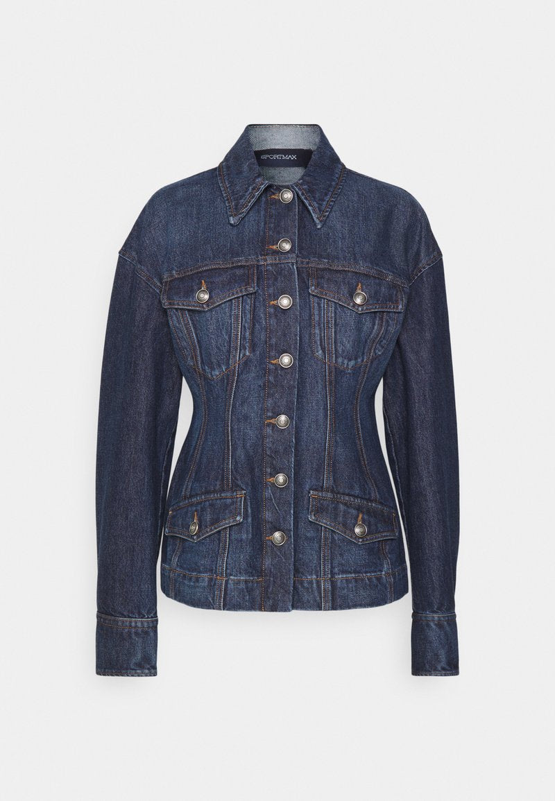 Sportmax NEBBIA - Jeansjacke - Blu Notte