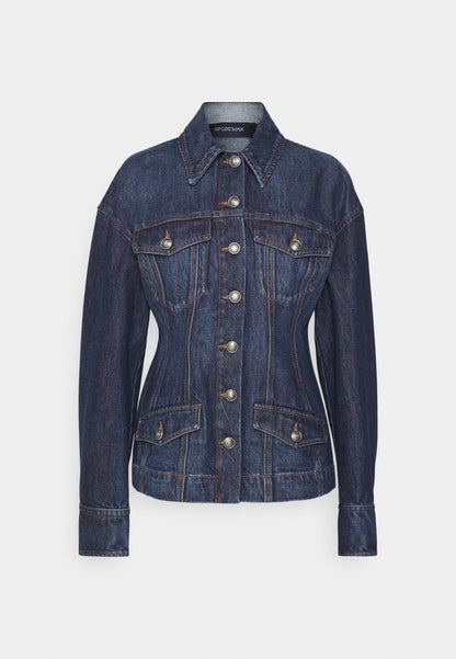 Sportmax NEBBIA - Jeansjacke - Blu Notte