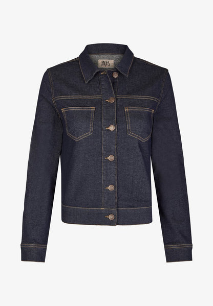 Angels JEANSJACKE 'CASUAL JACKET' MIT ZIERNÄHTEN - Jeansjacke - Dunkelblau