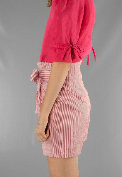  LEAF - Shorts - Red Striped