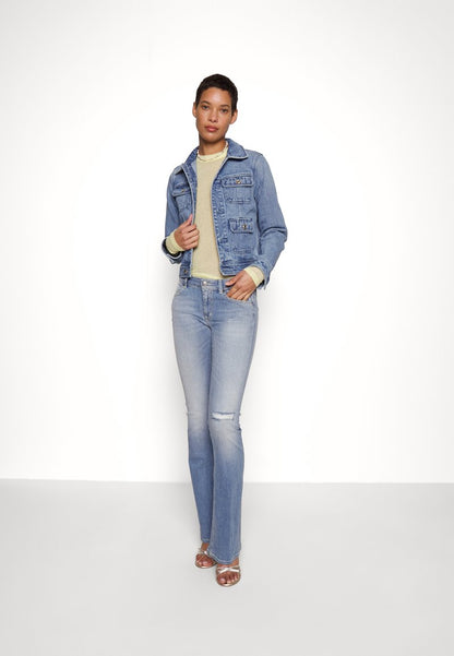 Dondup LOLA - Jeans Bootcut - Blue
