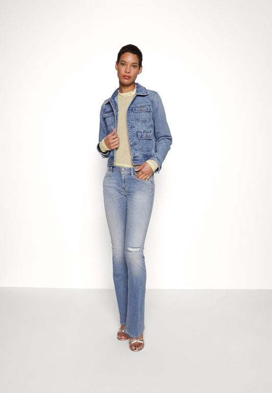 Dondup LOLA - Jeans Bootcut - Blue