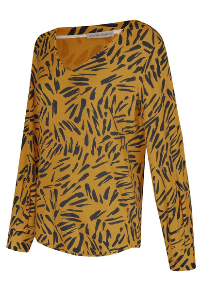  BIBI - Bluse - Braun