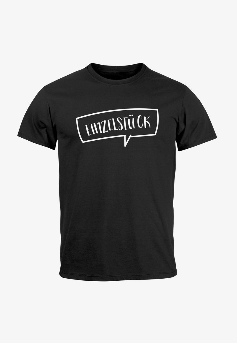  WITZIGES HERREN T-SHIRT "EINZELSTÜCK" SPRÜCHE SPRUCH - T-Shirt Print - Weiß