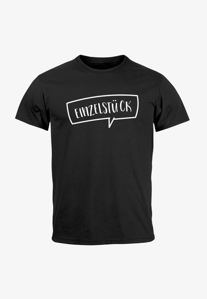  WITZIGES HERREN T-SHIRT "EINZELSTÜCK" SPRÜCHE SPRUCH - T-Shirt Print - Weiß