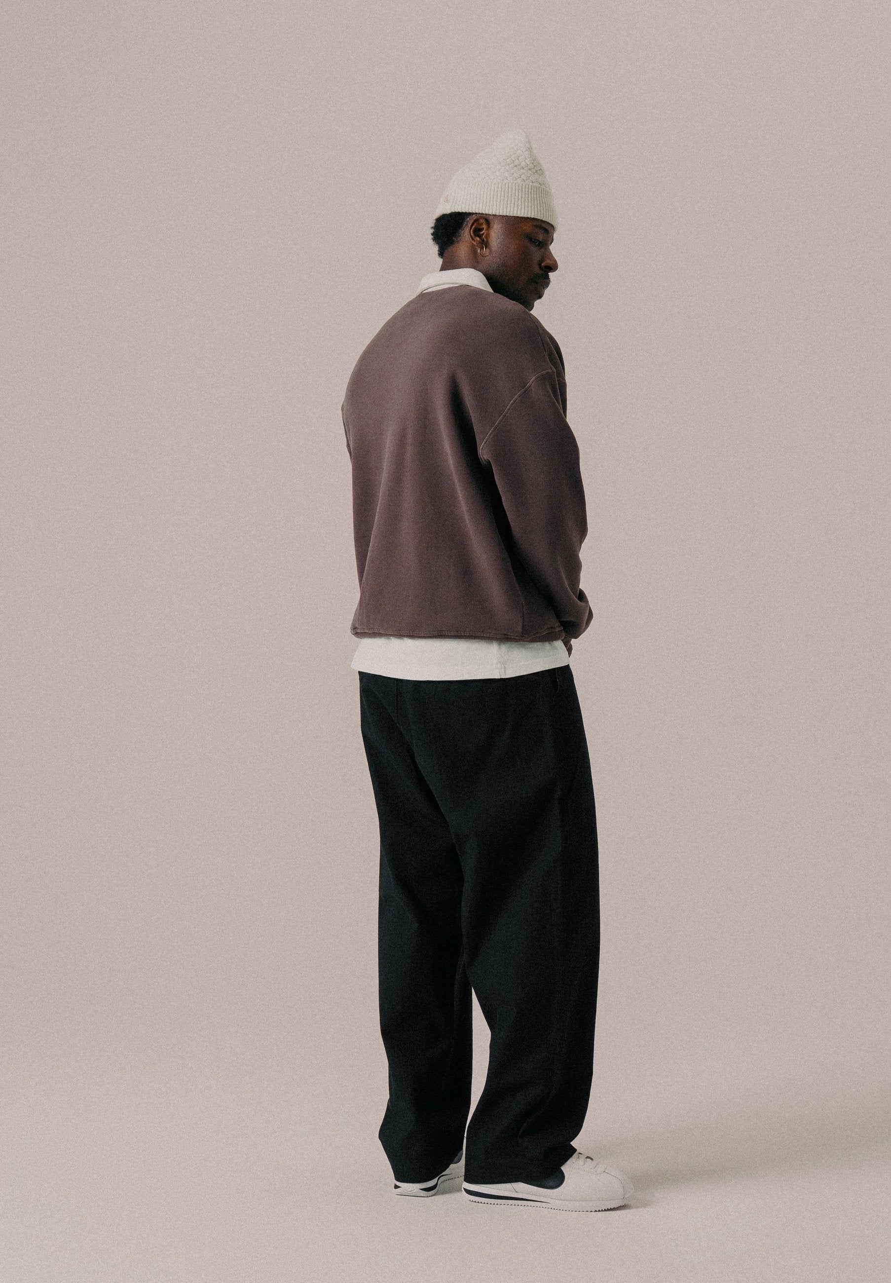  SOURCE POLO - Sweatshirt - Raisin