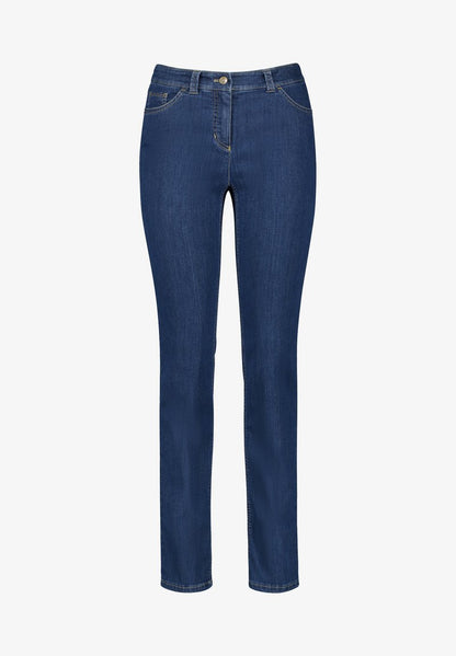 Gerry Weber LANG 5 POCKET BEST4ME - Jeans Slim Fit - Blue