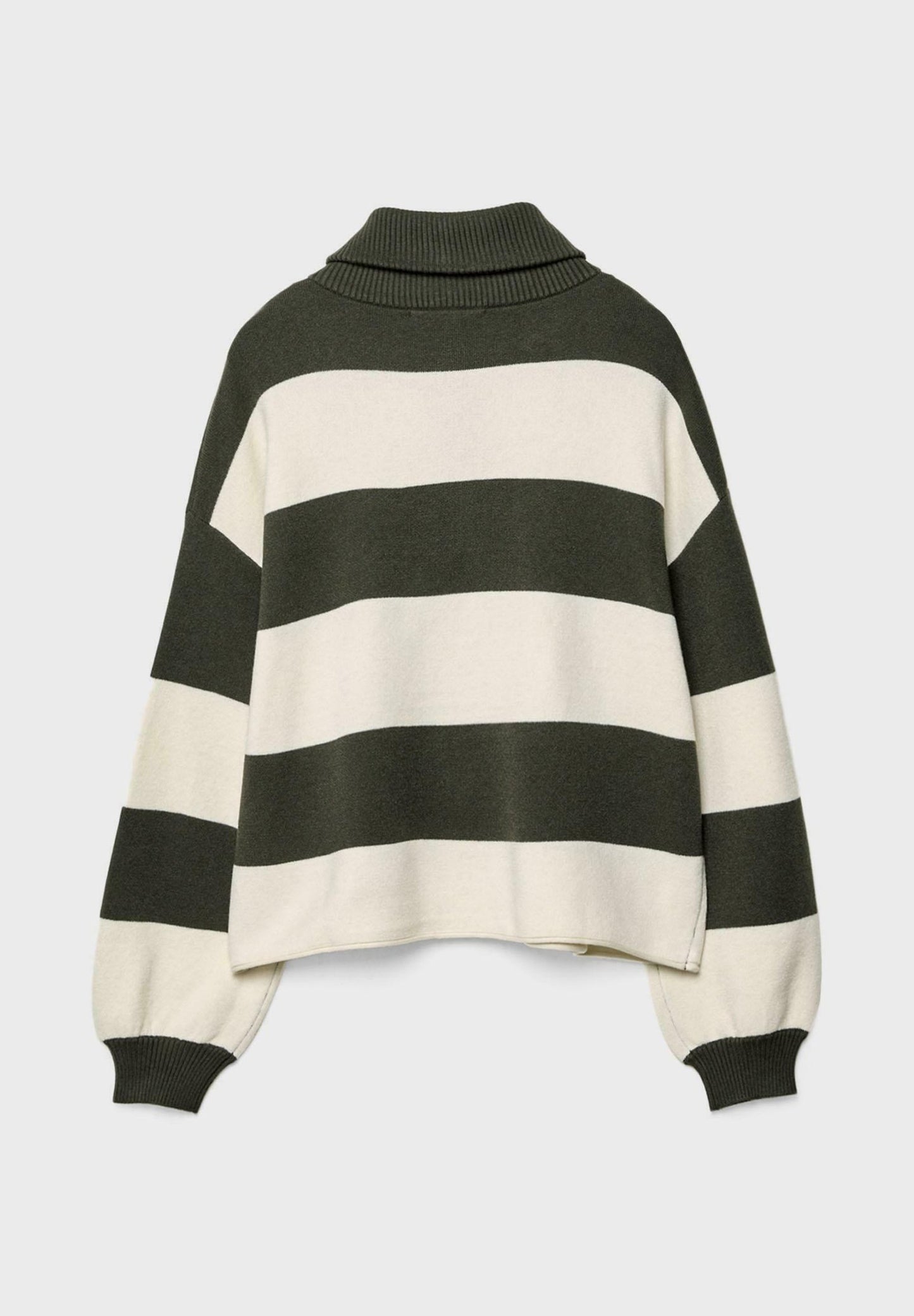 Stradivarius WITH ZIP - Jumper - Green