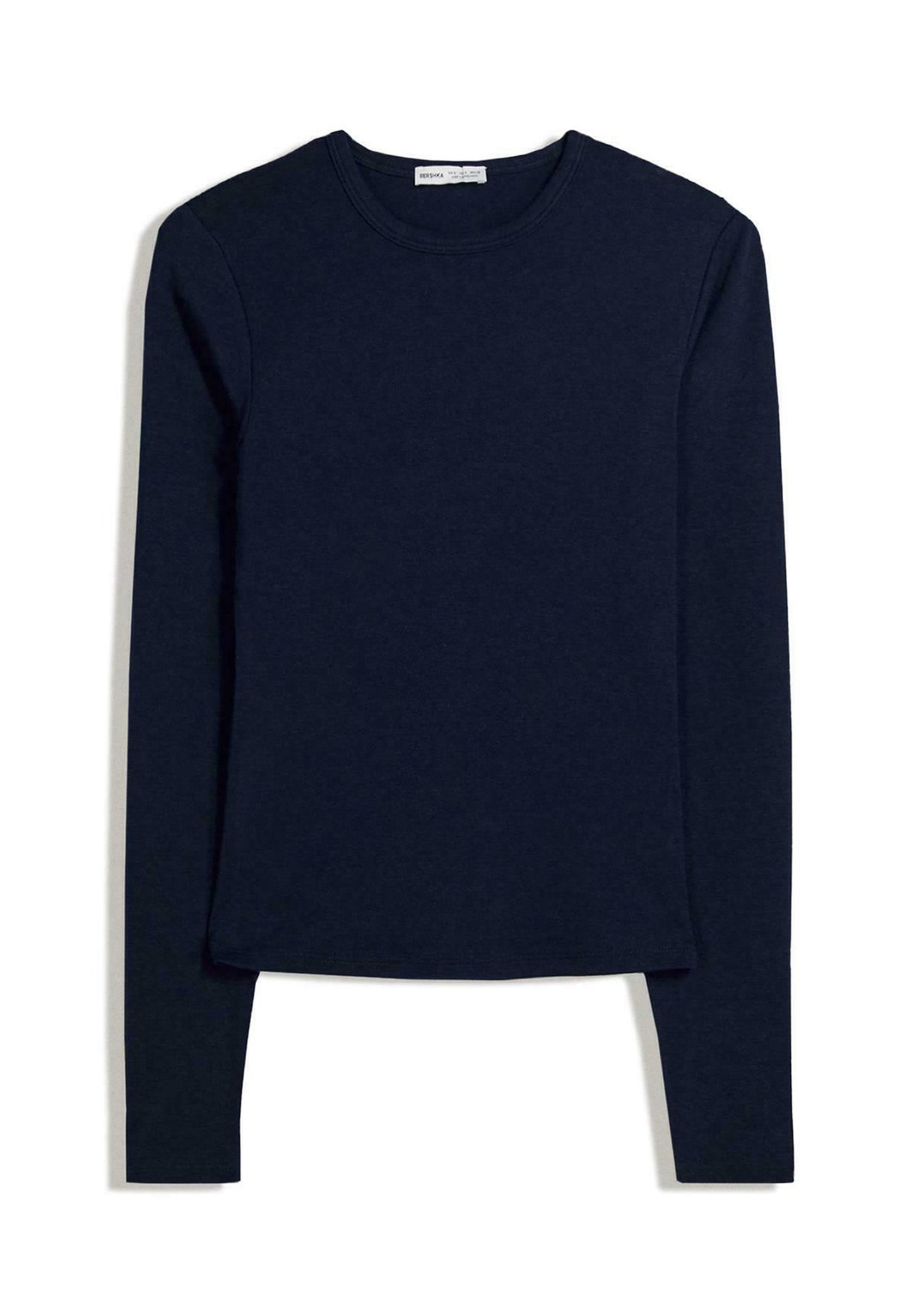 BERSHKA Long Sleeved Top - Royal Blue