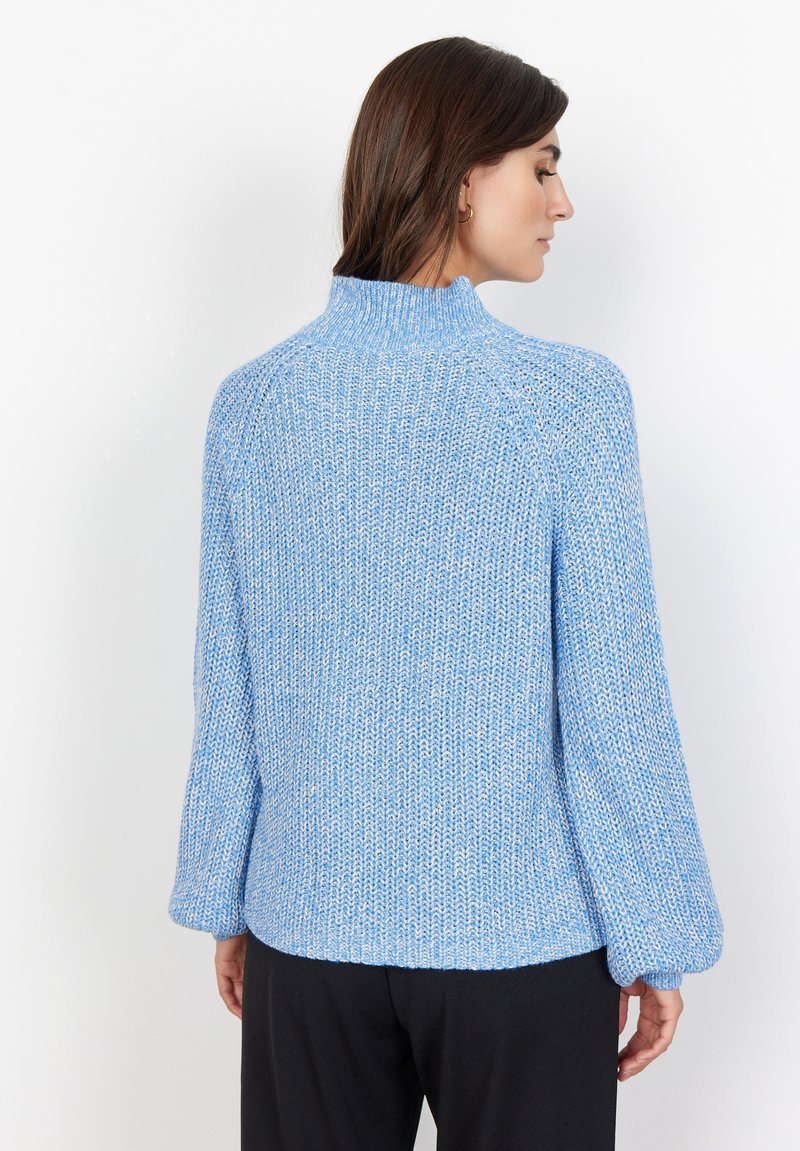 Soyaconcept SC-REMONE 19� - Strickpullover - Bright Blue Melange