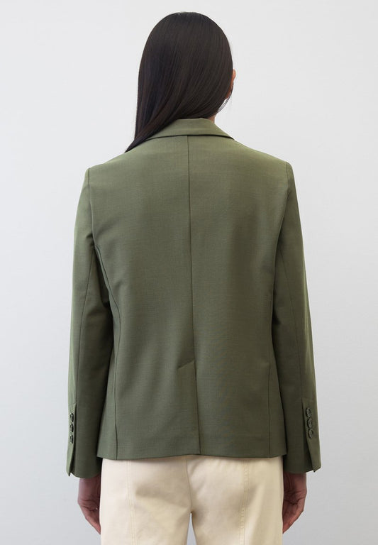 Marc O'Polo REGULAR CROPPED AUS STRET - Blazer - Wild Olive