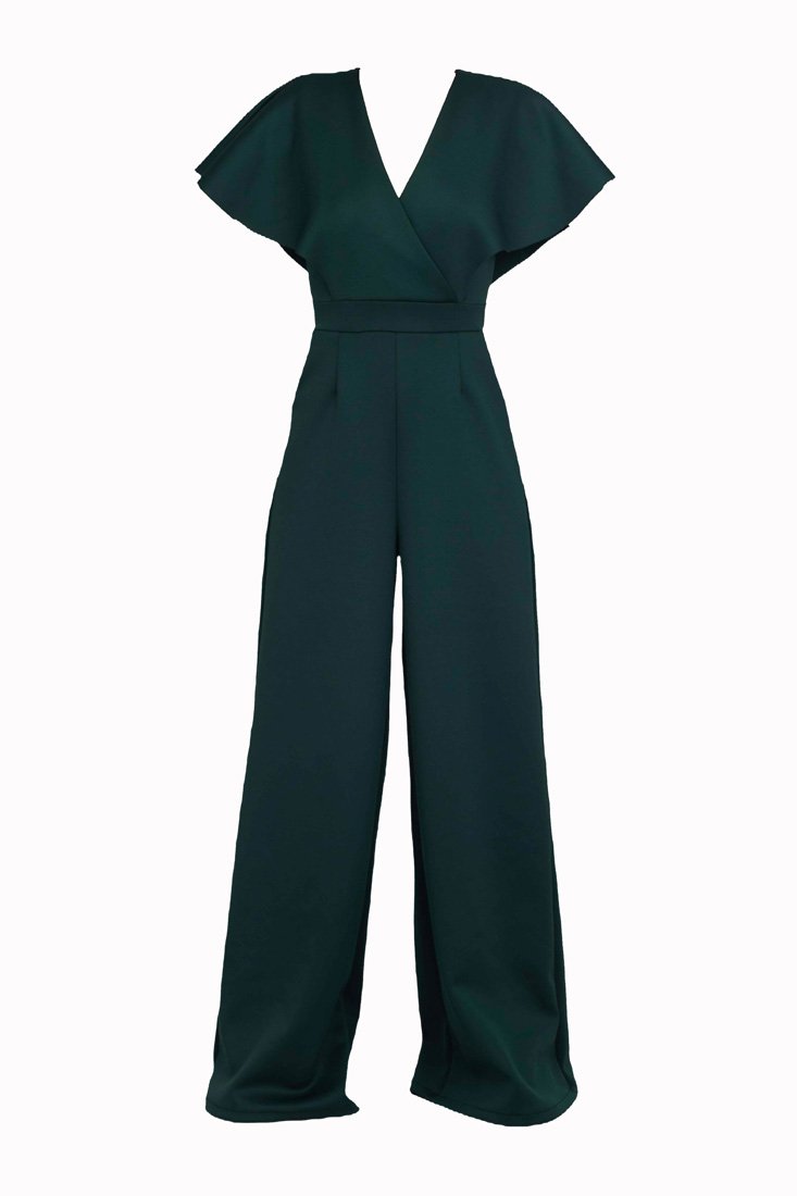  WEDDING BETTY WRAP - Jumpsuit - Forest Green