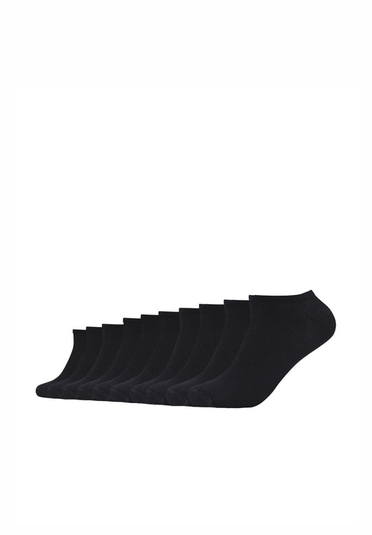 S.Oliver 10 PACK SNEAKER - Socks - Black