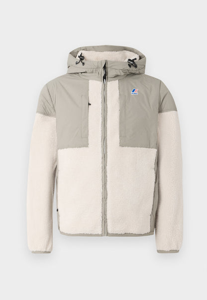 K-Way SAMSON UNISEX - Fleece Jacket - Grey/ecru
