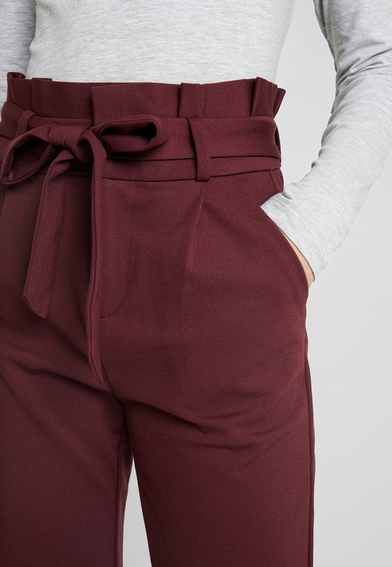 Vero Moda VMEVA HR PAPERBAG GA NOOS - Chino - Port Royale