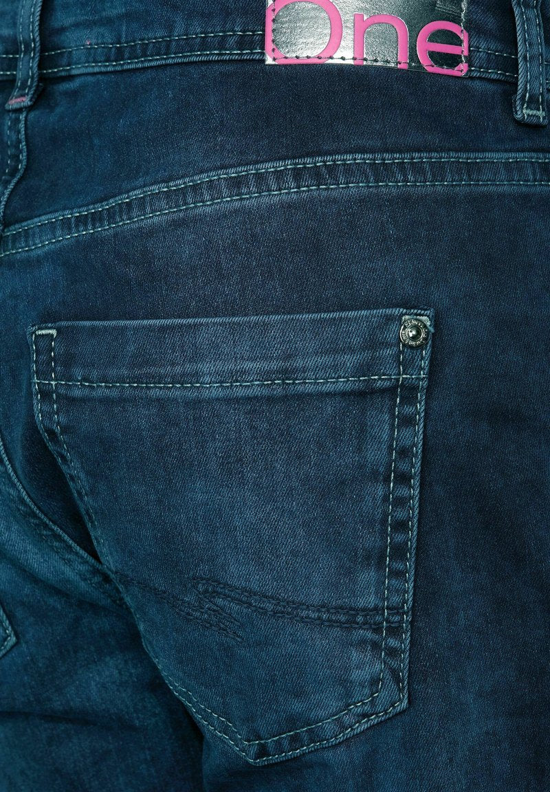 STREET ONE LOOSE FIT - Jeans Slim Fit - Blau