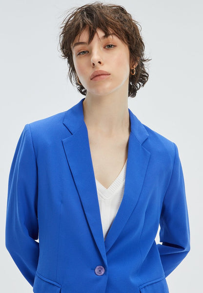  MANGA LARGA FORRADA - Blazer - Azul