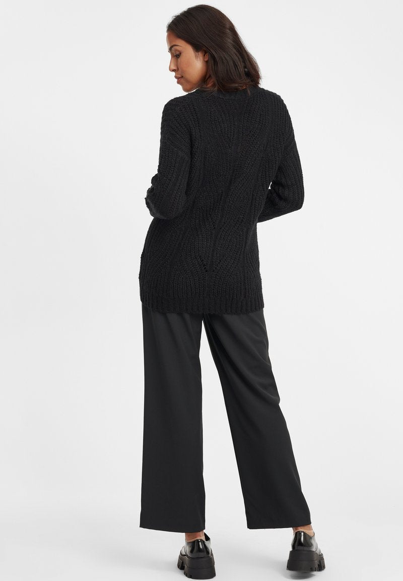 OXMO OXCHIARA - Strickpullover - Black
