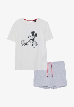 Schiesser KURZ - Nachtwäsche Set - Dunkelblau Creme