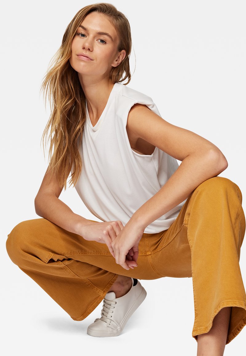 Mavi VICTORIA - Jeans Bootcut - Mustard Str