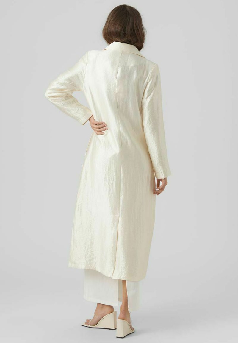 Vero Moda Klassischer Mantel - Cannoli Cream