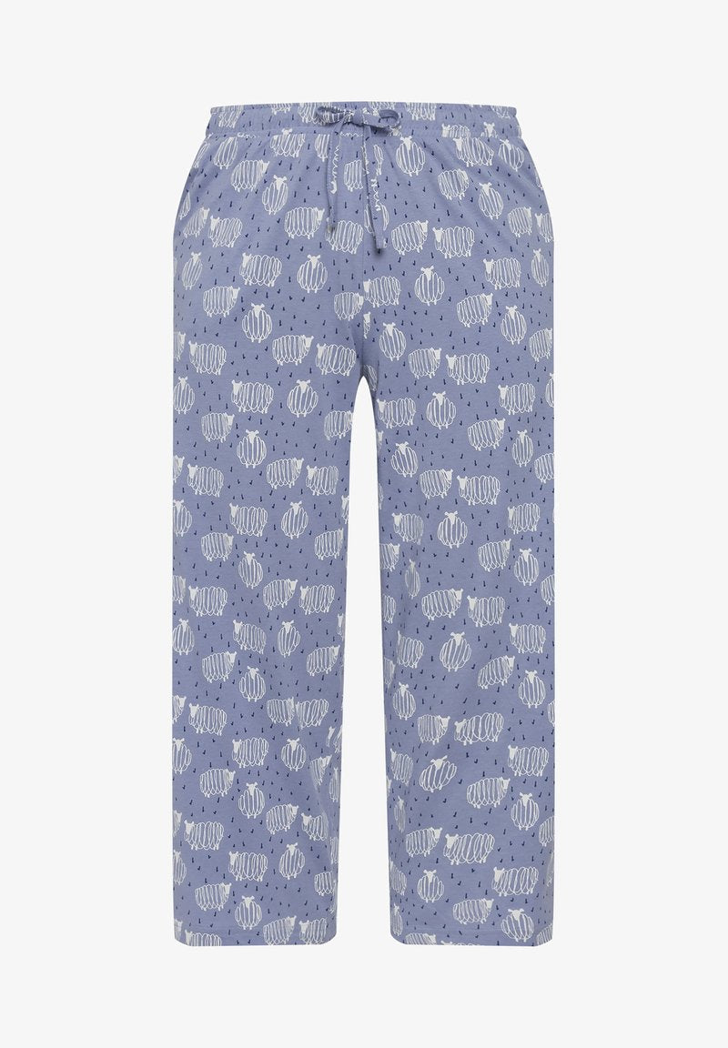 Ulla Popken Nachtwäsche Hose - Purple Blue