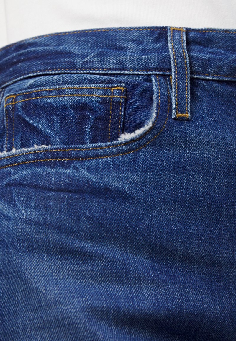 FRAME LE JANE CROP - Jeans Straight Leg - Blue Denim