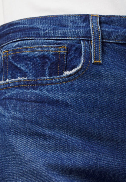 FRAME LE JANE CROP - Jeans Straight Leg - Blue Denim