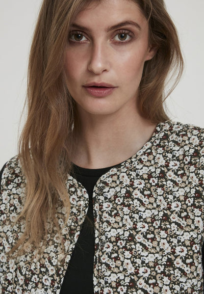 Fransa FRBAQUILLI 2 WAISTCOAT - Weste - Sand Flower Mix