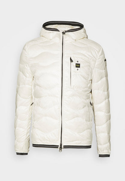 Blauer HOODY JACKET - Daunenjacke - White