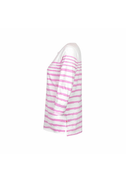  CARLA 3/4 ARM - T-Shirt Print - Pink