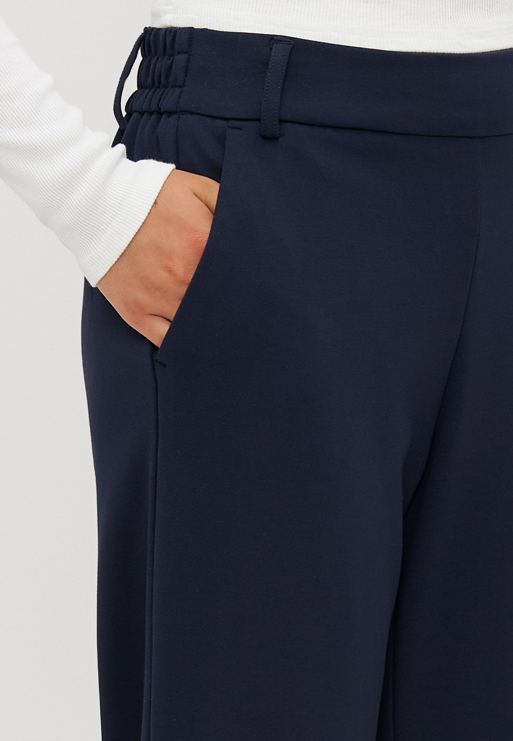 ONLY Petite ONLPOPTRASH STRAIGHT - Trousers - Night Sky