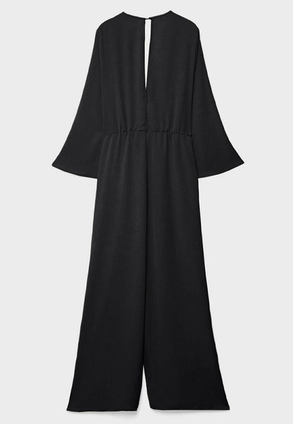 Stradivarius TEXTURED - Jumpsuit - Black