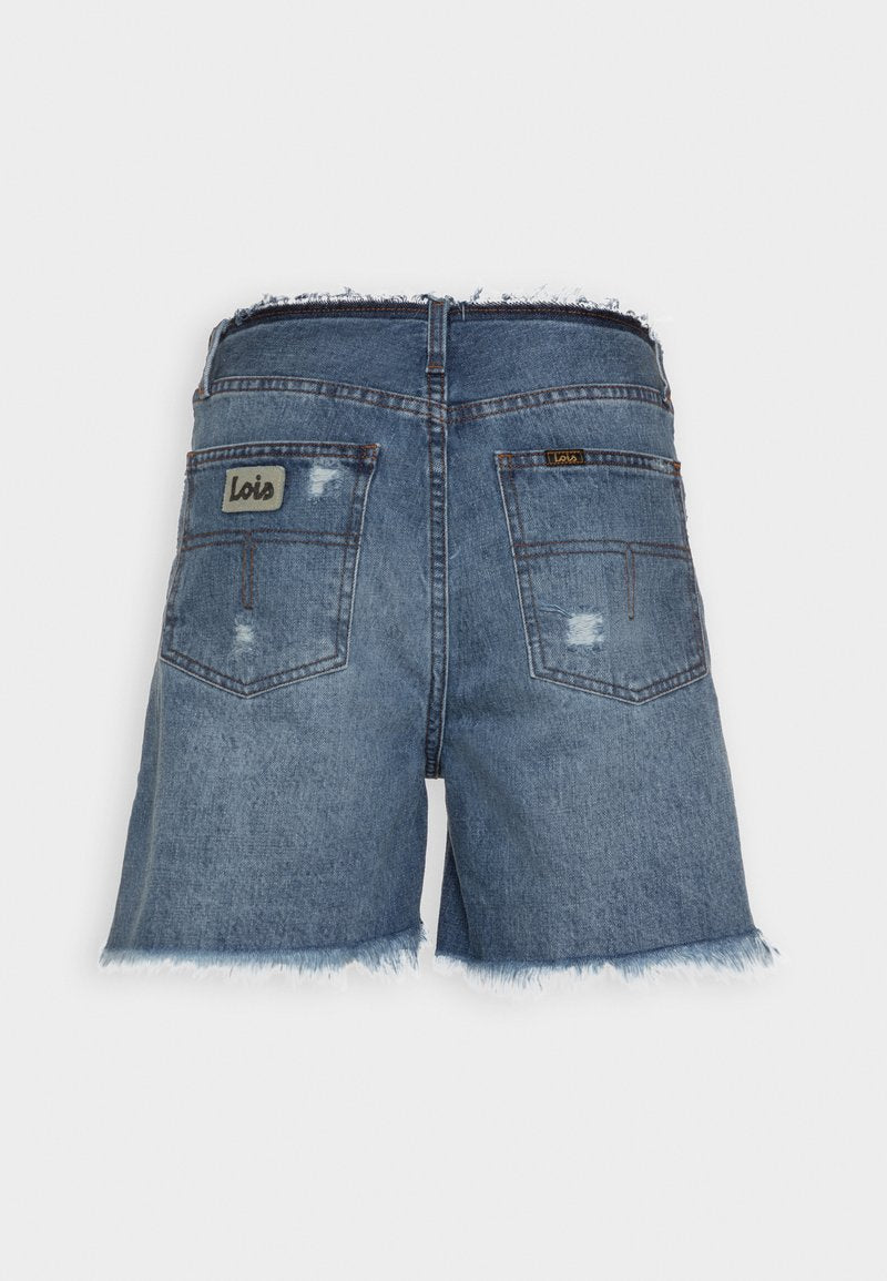 LOIS Jeans DATE - Jeans Shorts - Blue Denim