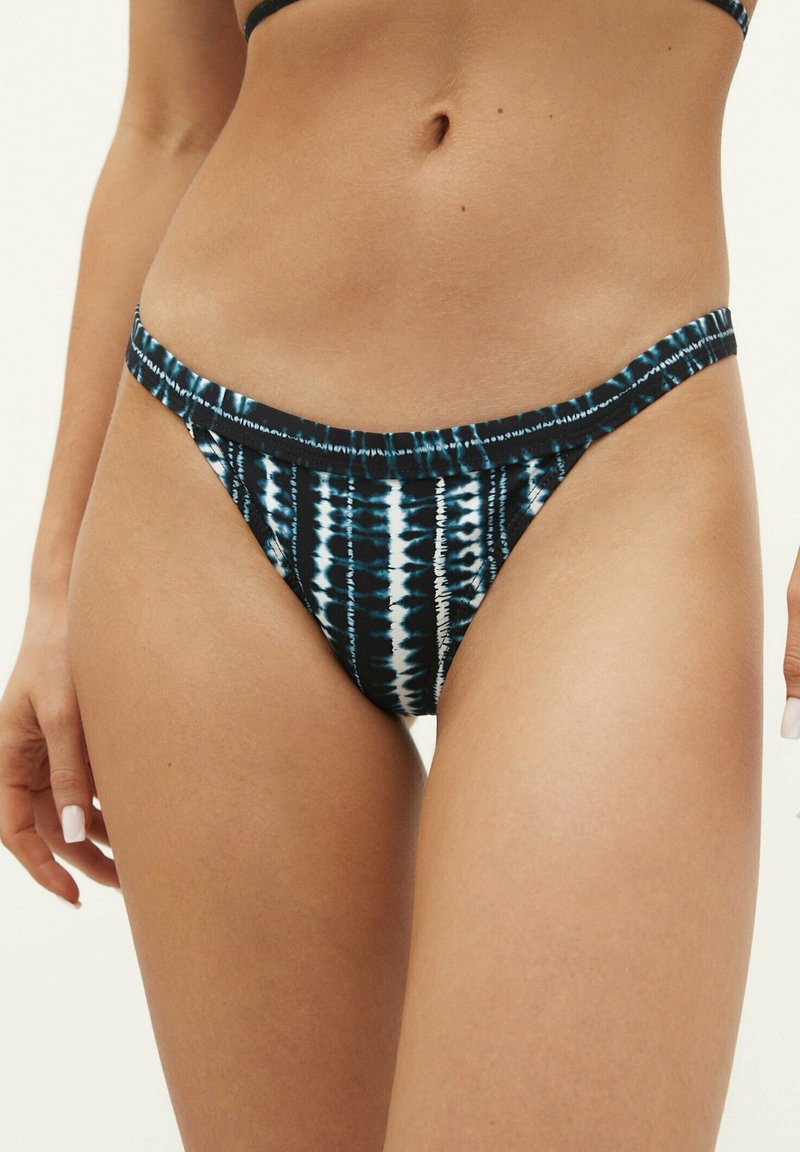 Stradivarius TIE-DYE BRAZILIAN - Bikini-Hose - Dark Blue