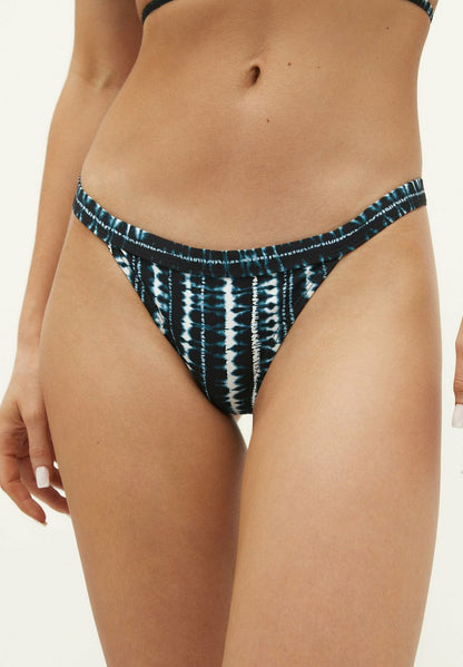 Stradivarius TIE-DYE BRAZILIAN - Bikini-Hose - Dark Blue