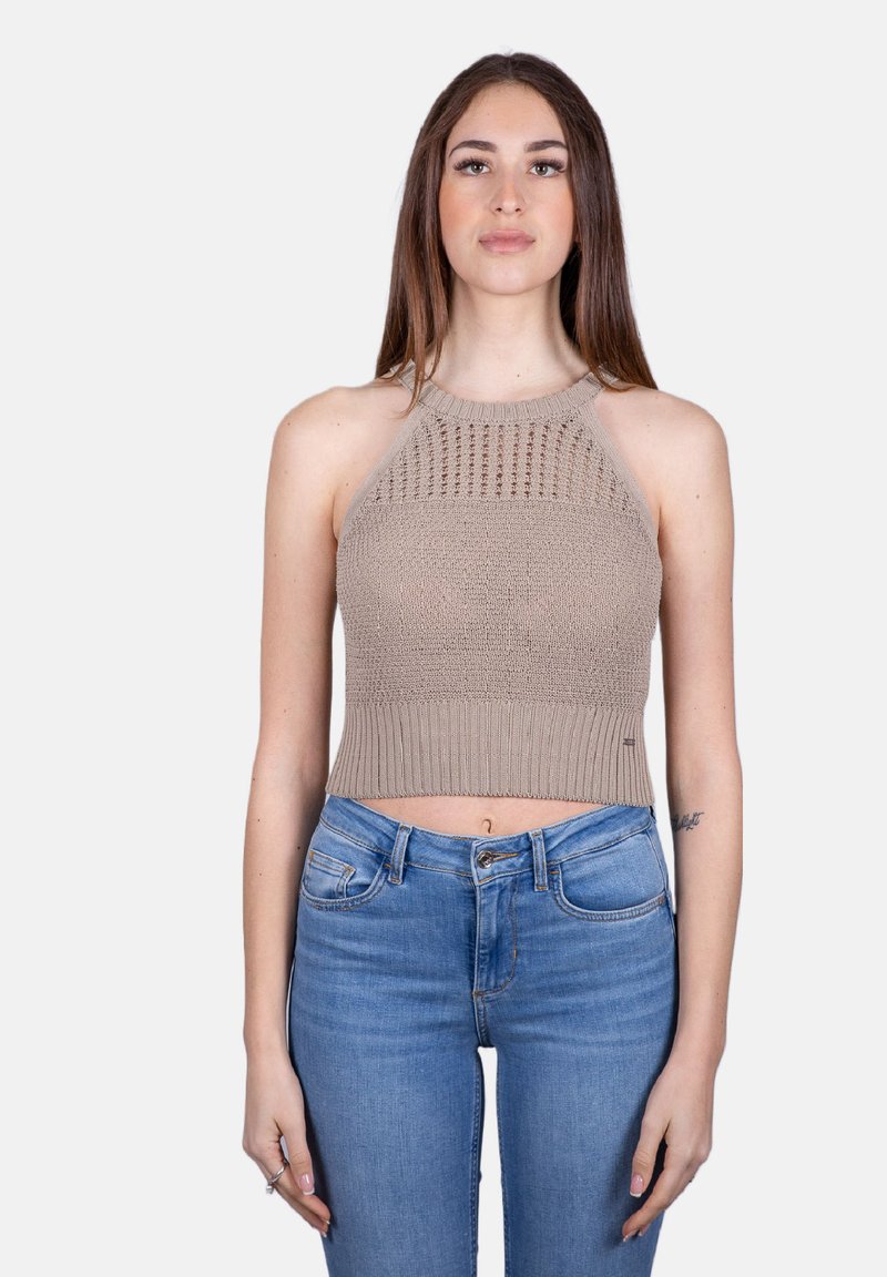 Armani Exchange IN FILO - Top - Beige