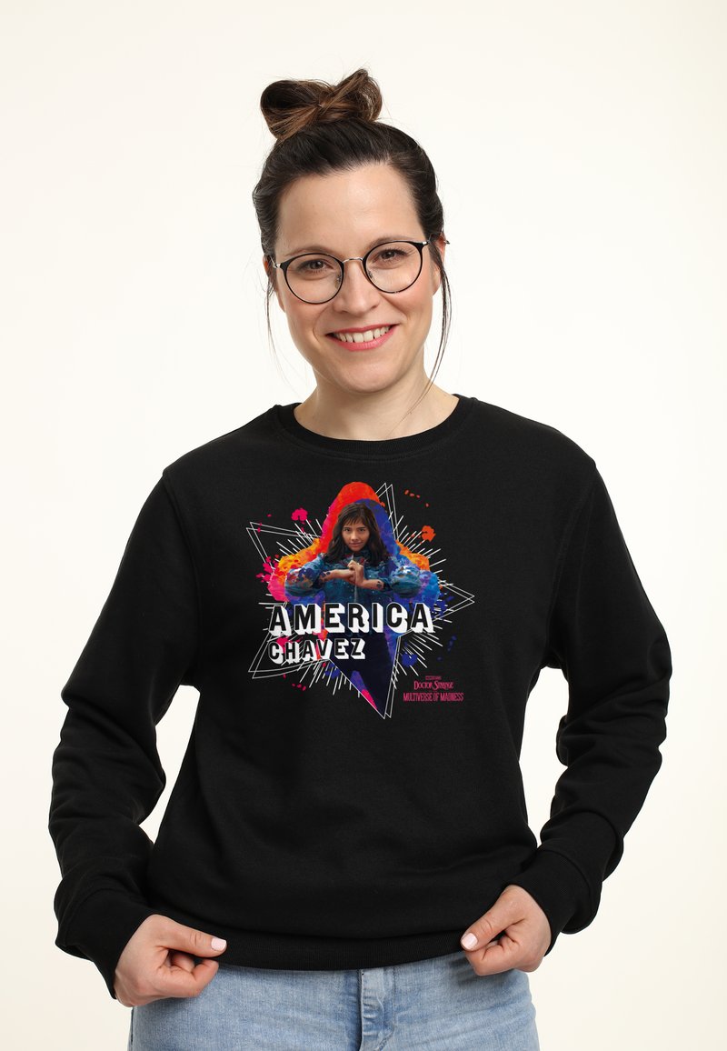 Henry Tiger DOCTOR STRANGE 2 CHAVEZ PAINT - Sweatshirt - Black