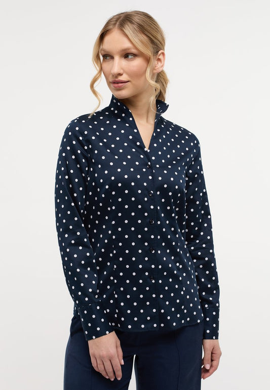 Eterna KELCHKRAGEN - Hemdbluse - Navy